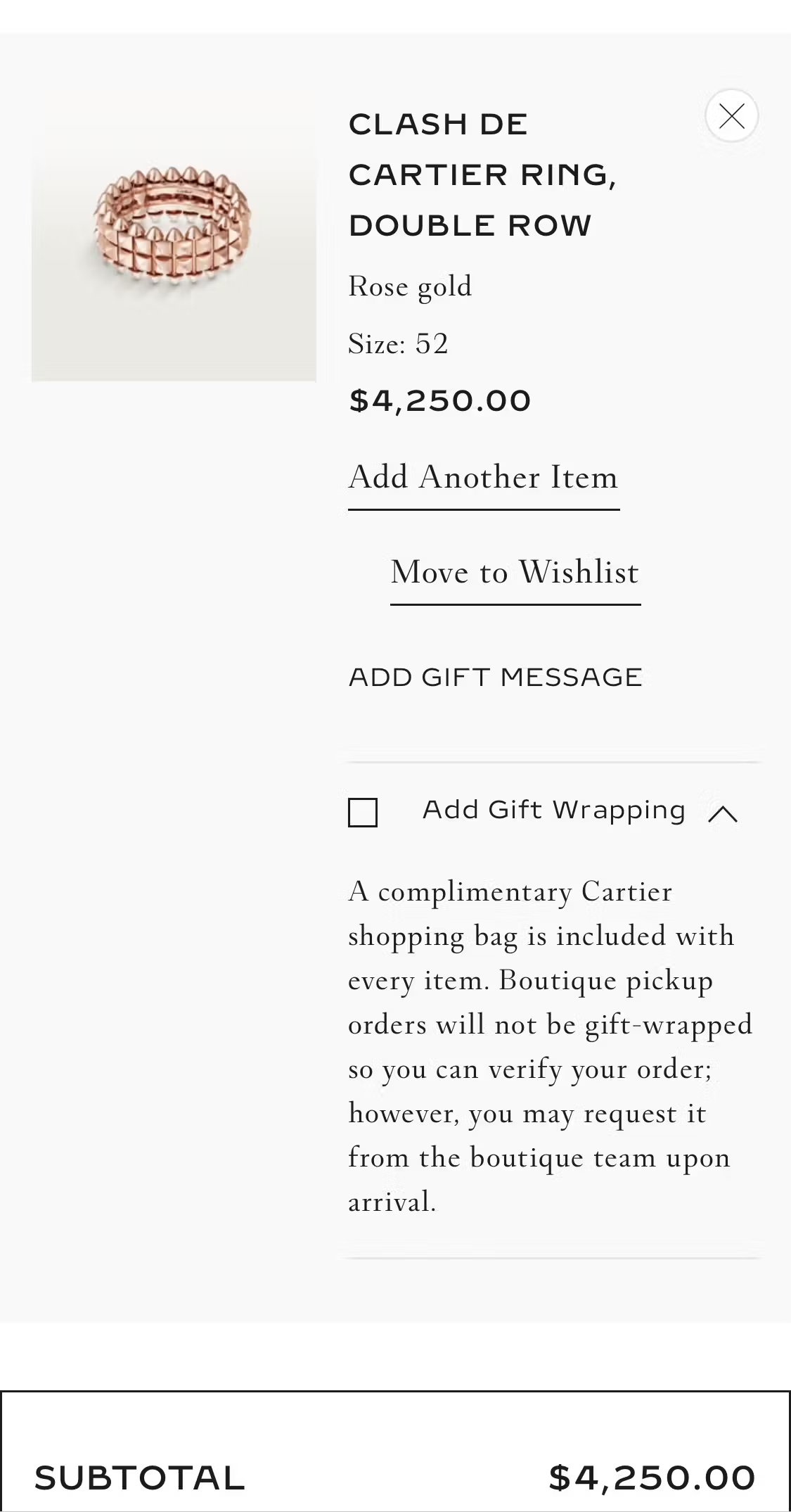 Mobile screenshot of Cartier