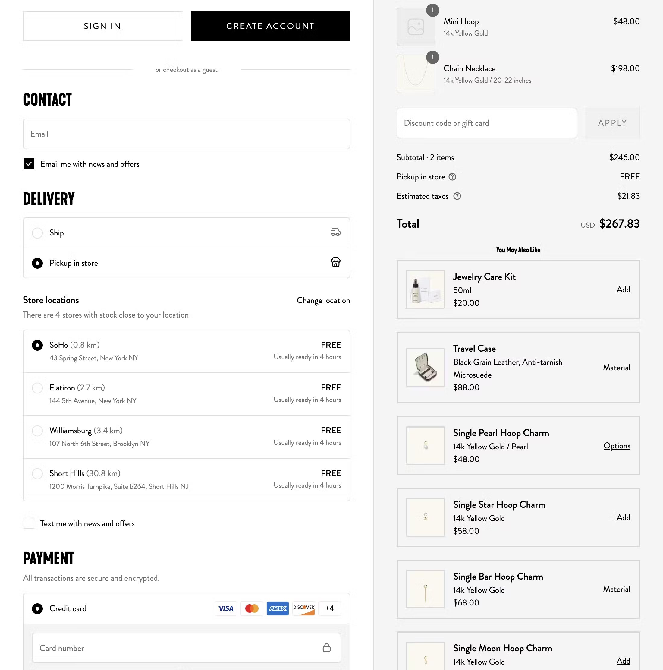 Desktop screenshot of Mejuri