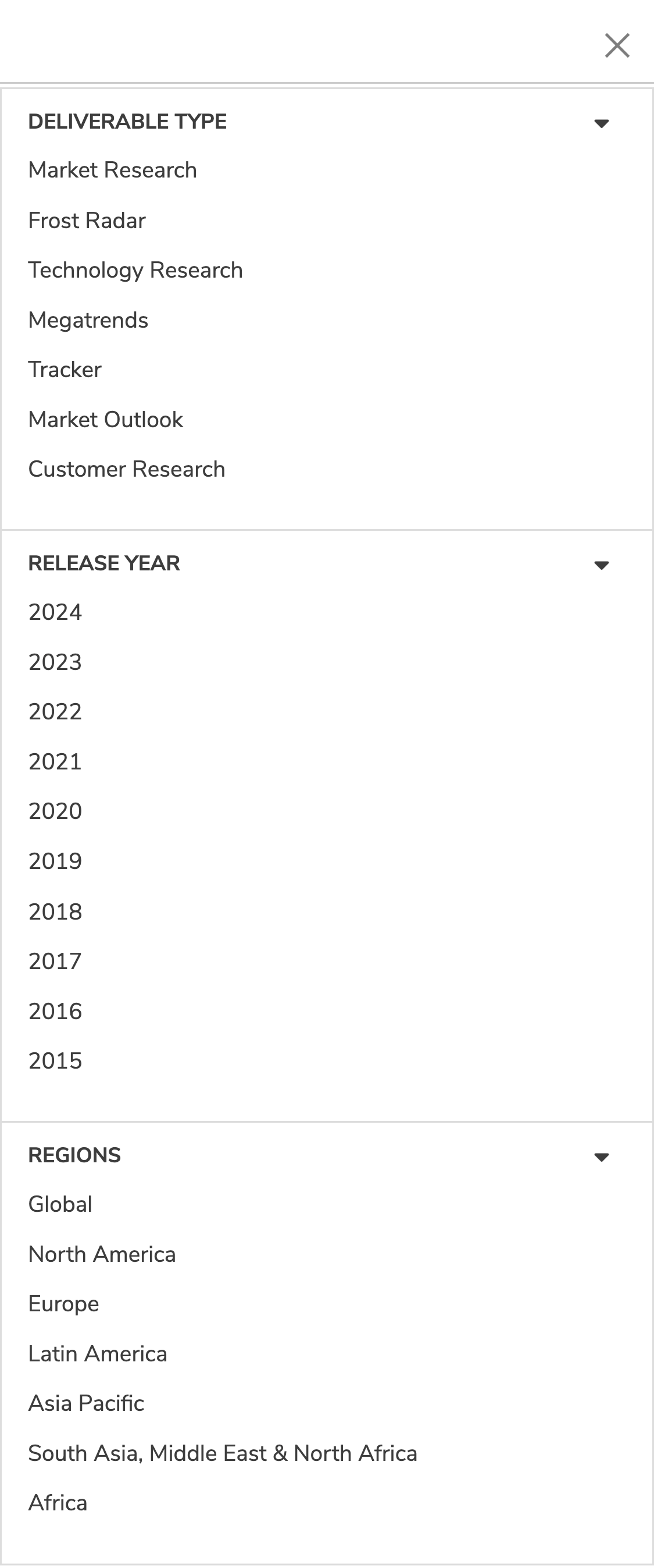 Mobile screenshot of Frost & Sullivan