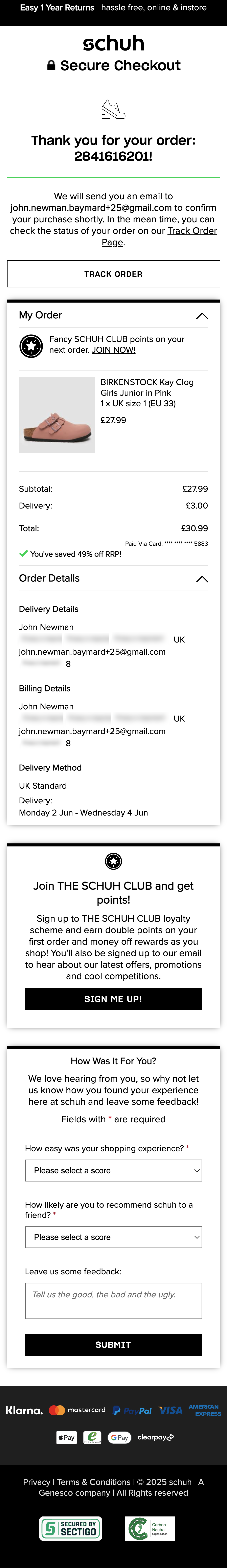 Mobile screenshot of schuh