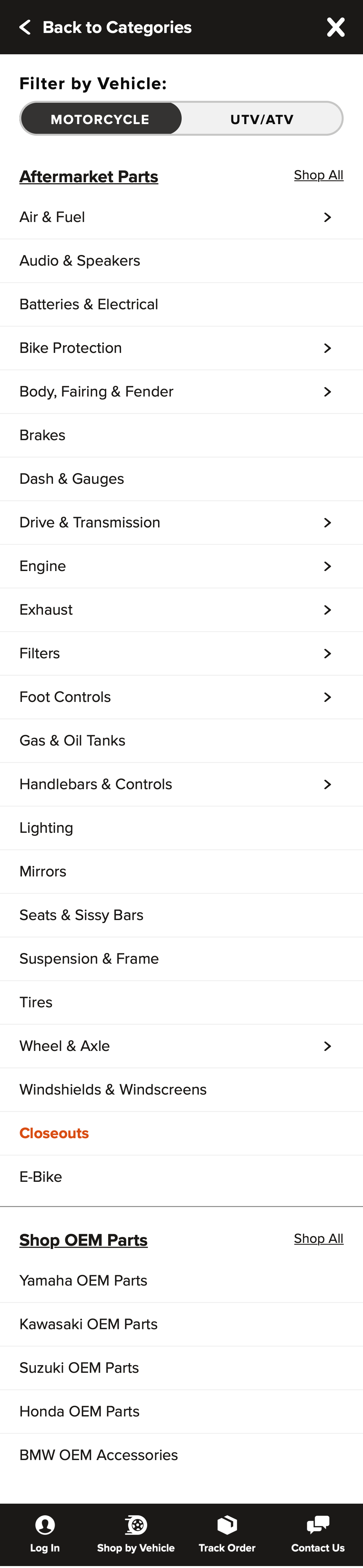 Mobile screenshot of RevZilla