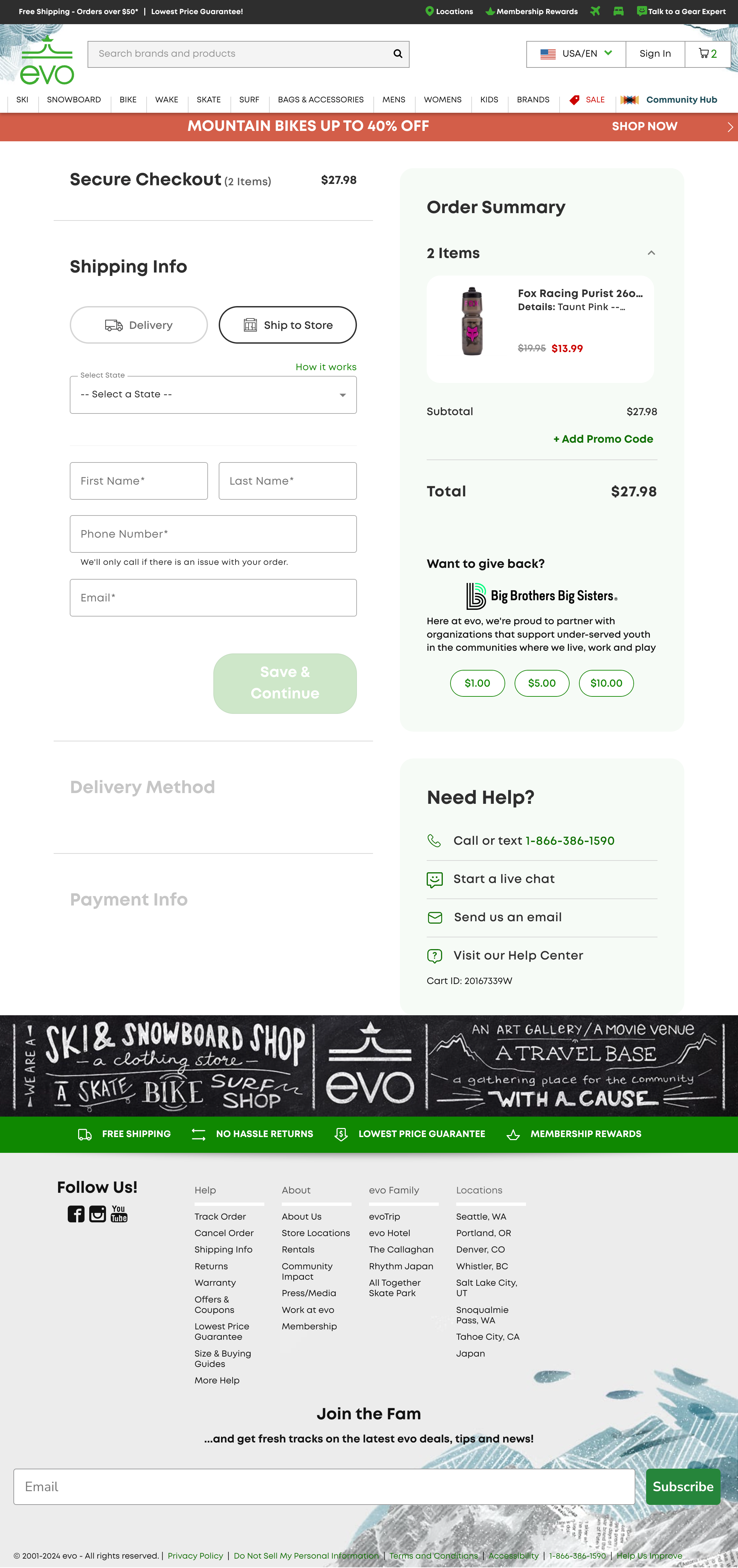 Desktop screenshot of Evo