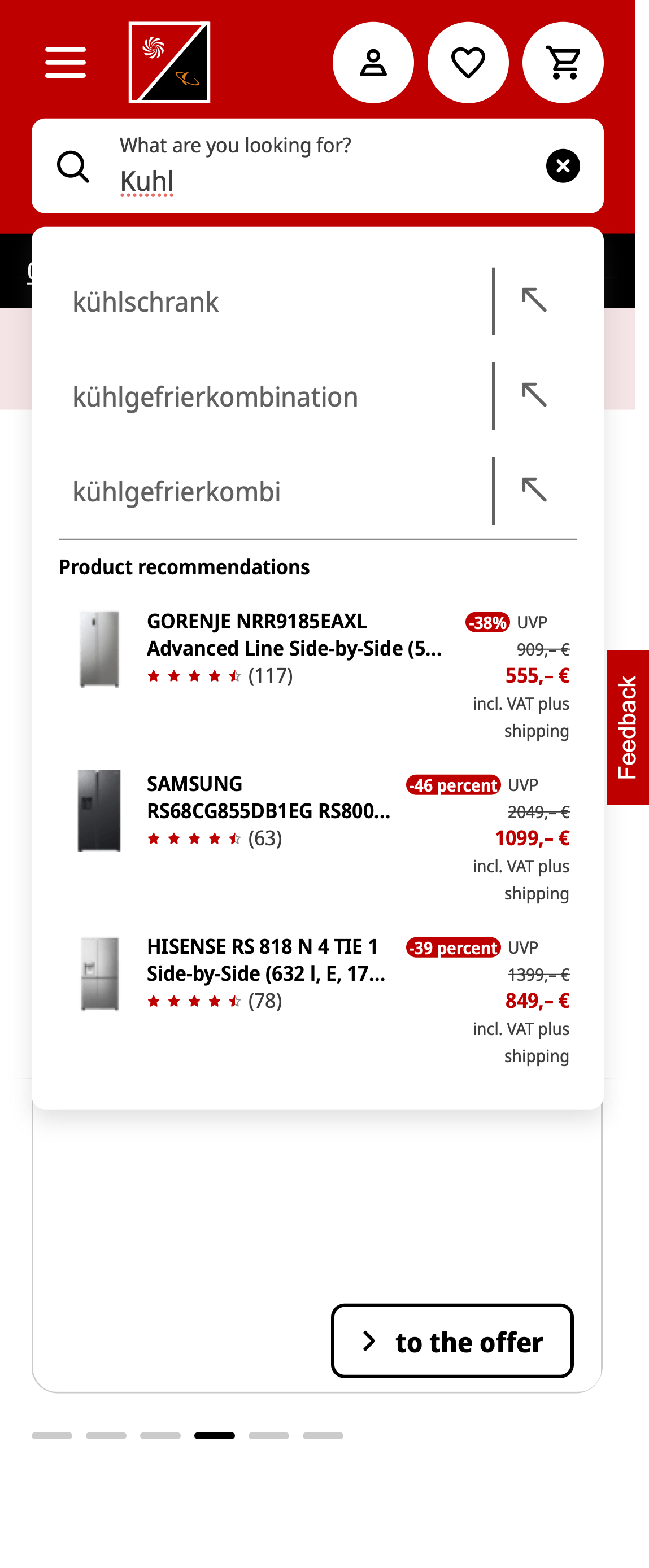 Mobile screenshot of MediaMarkt