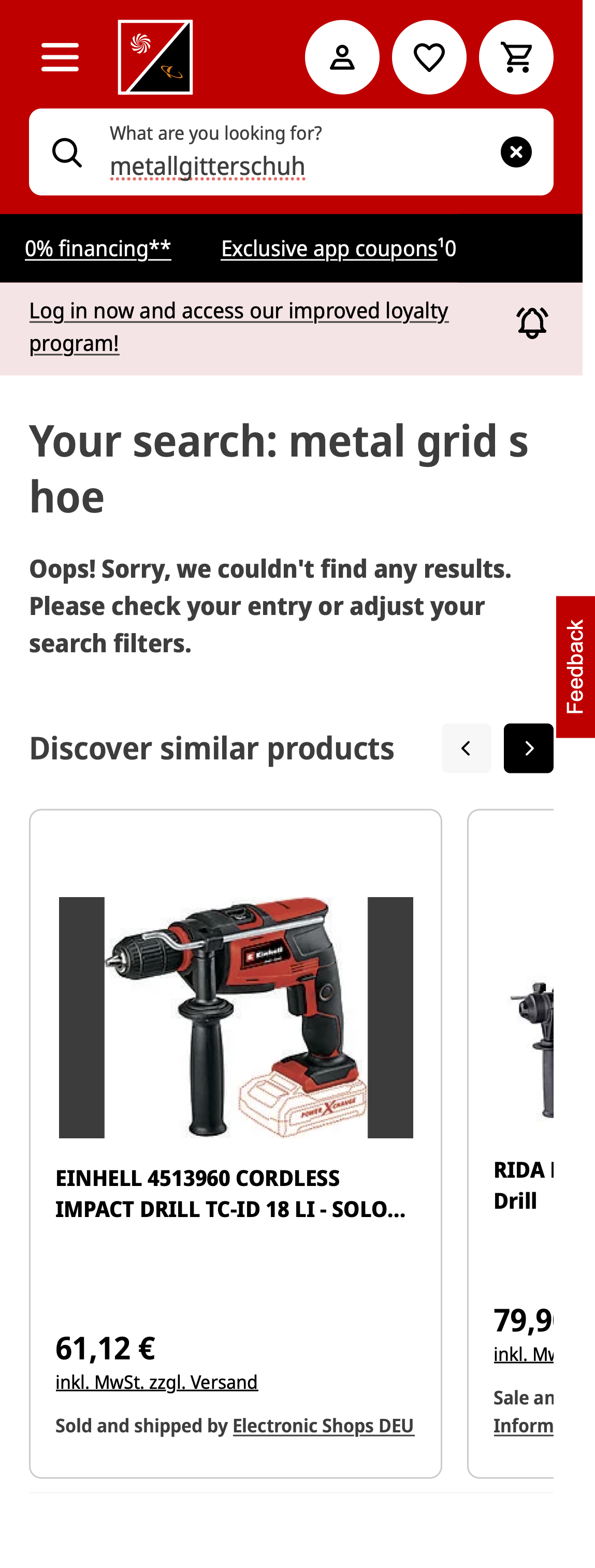 Mobile screenshot of MediaMarkt