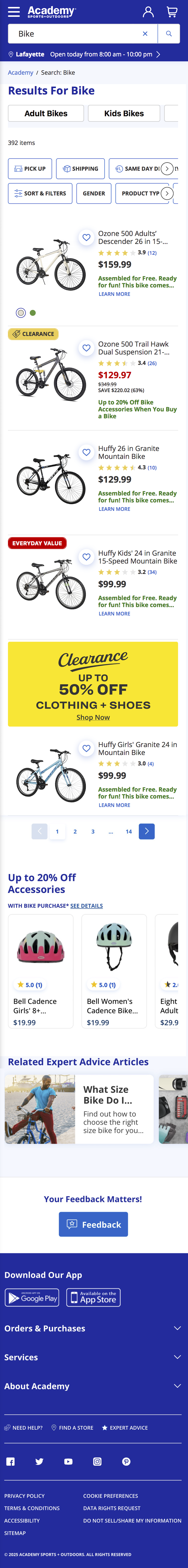 Mobile screenshot of Academy