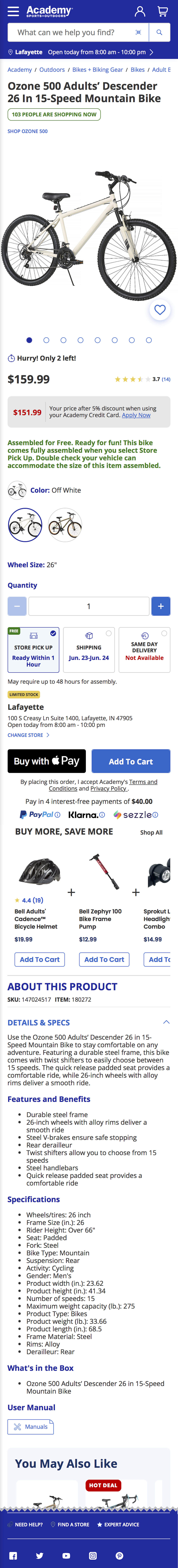 Mobile screenshot of Academy