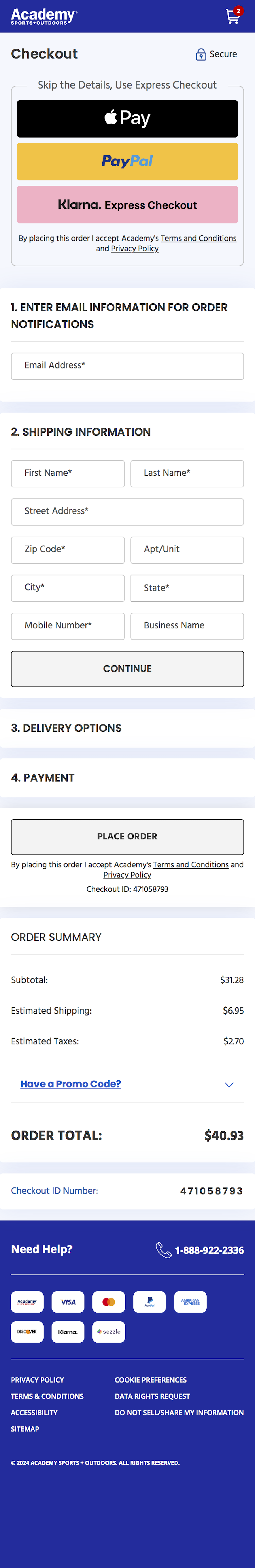 Mobile screenshot of Academy