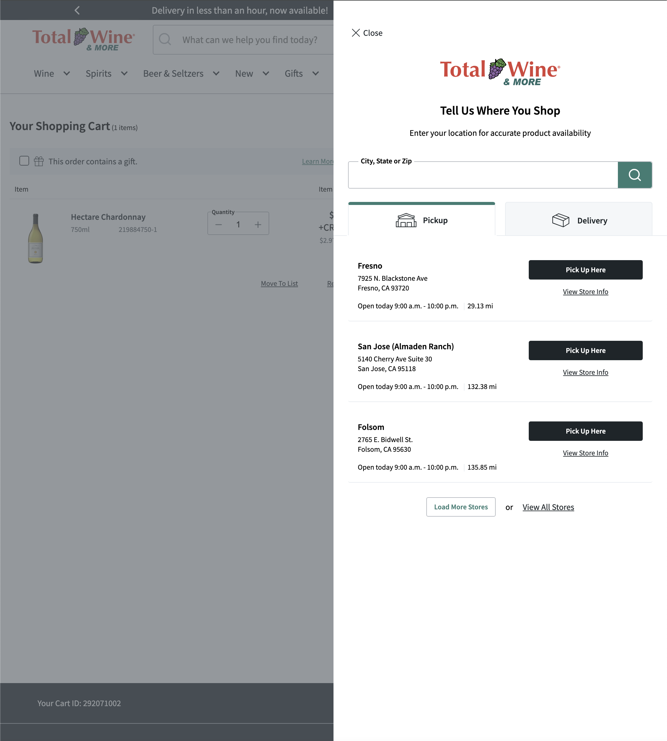 Desktop screenshot of Total Wine & More