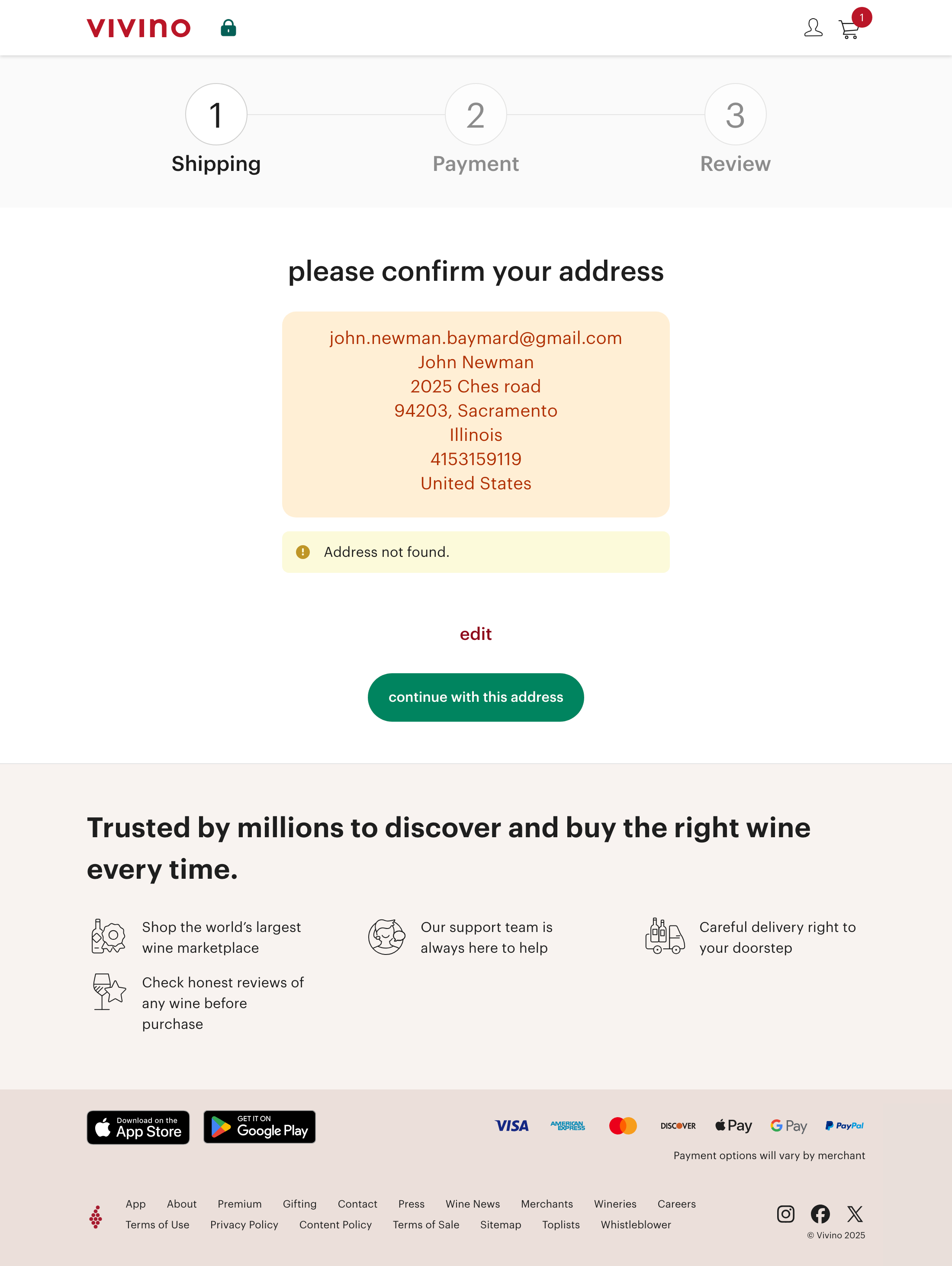 Desktop screenshot of Vivino