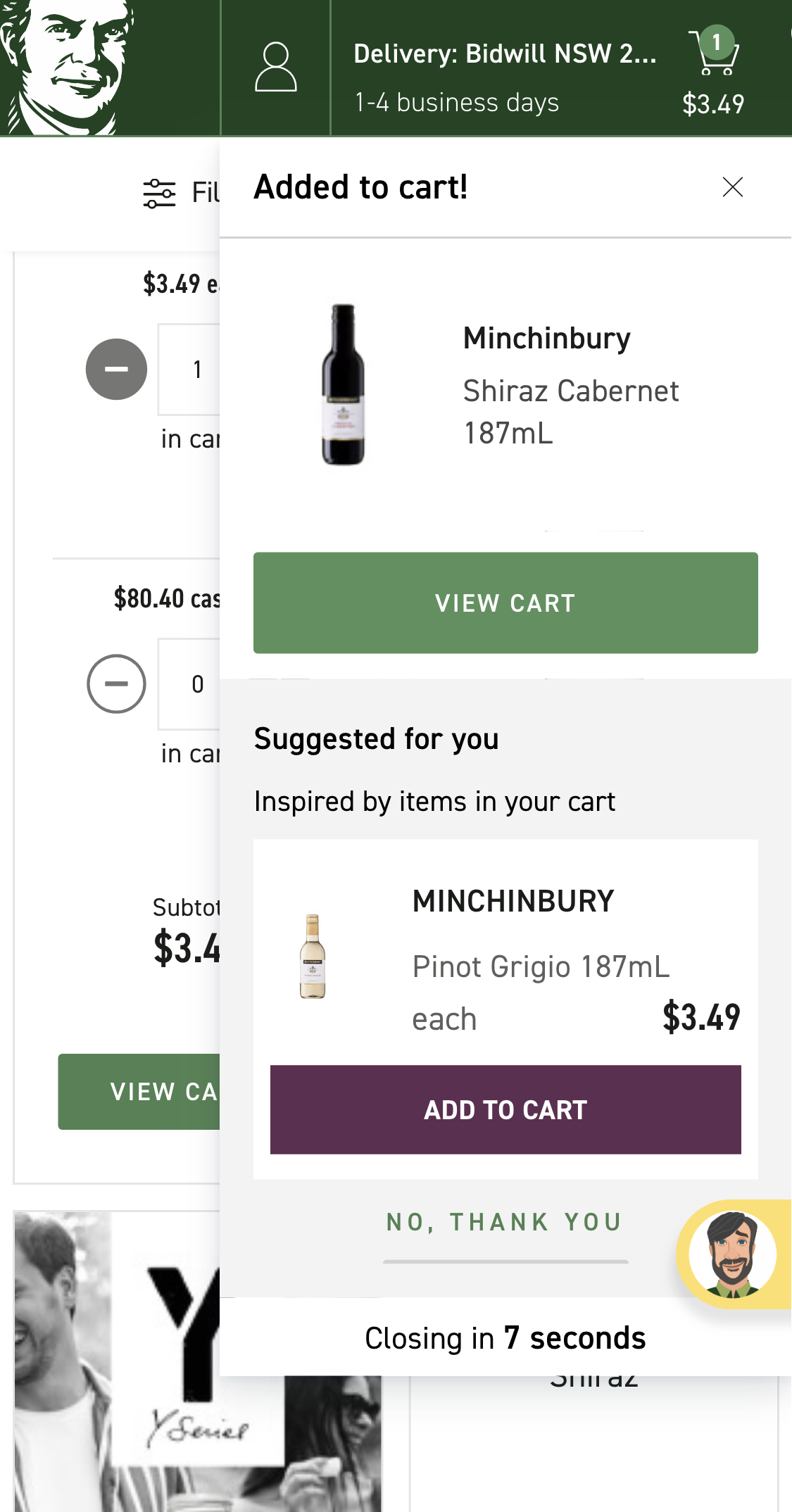 Mobile screenshot of Dan Murphy’s