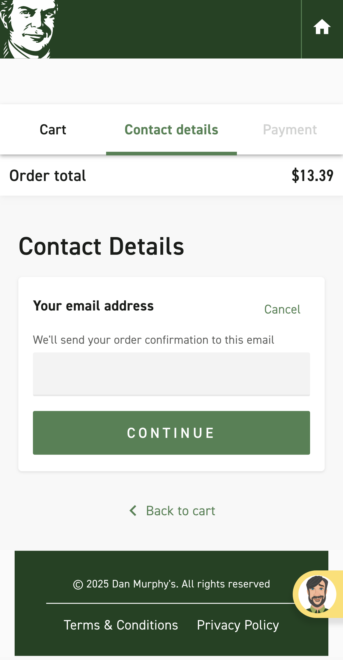 Mobile screenshot of Dan Murphy’s