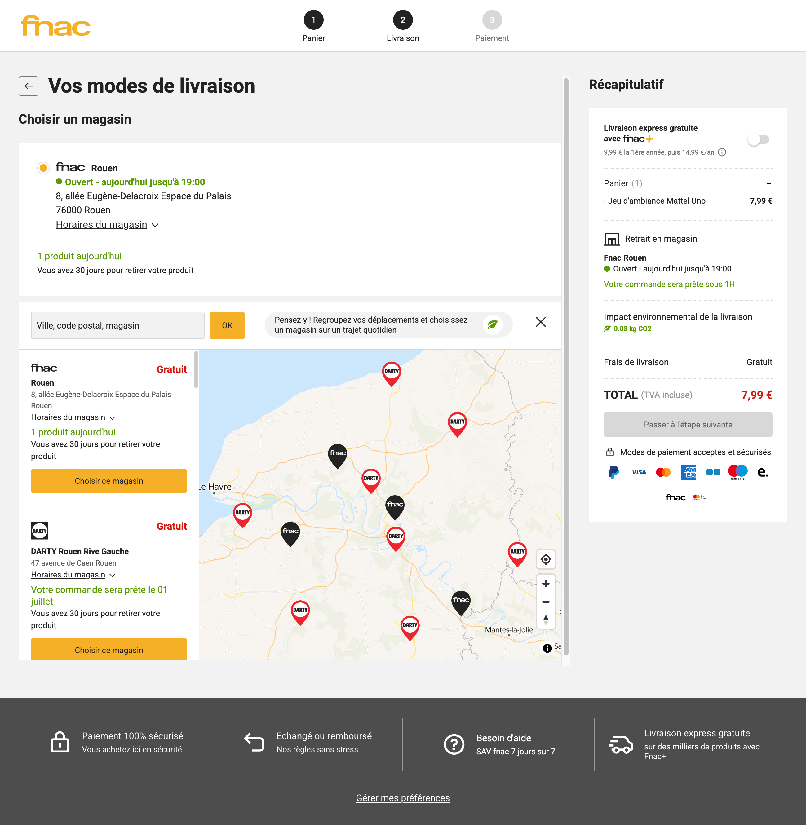 Desktop screenshot of Fnac