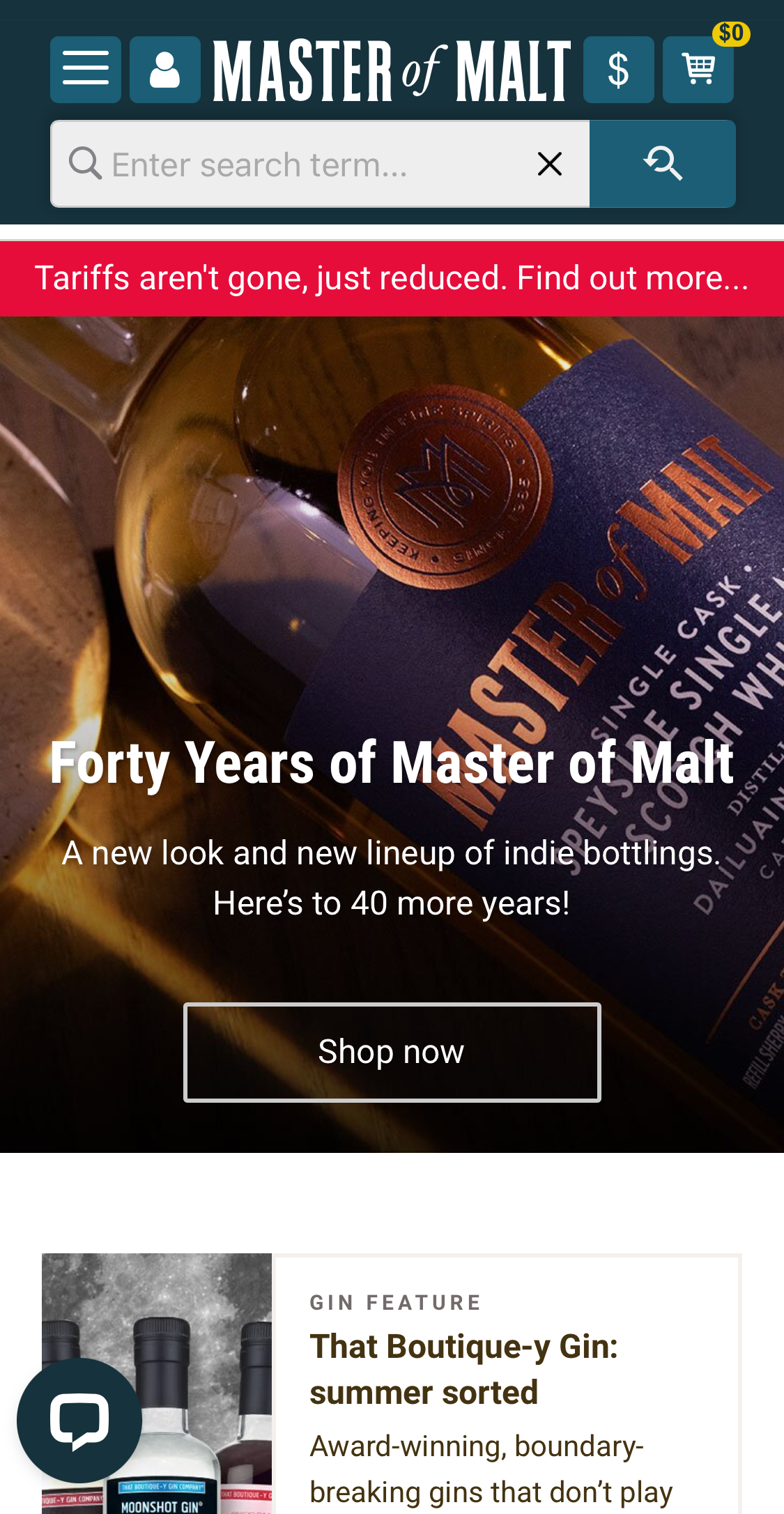 Mobile screenshot of Master Of Malt
