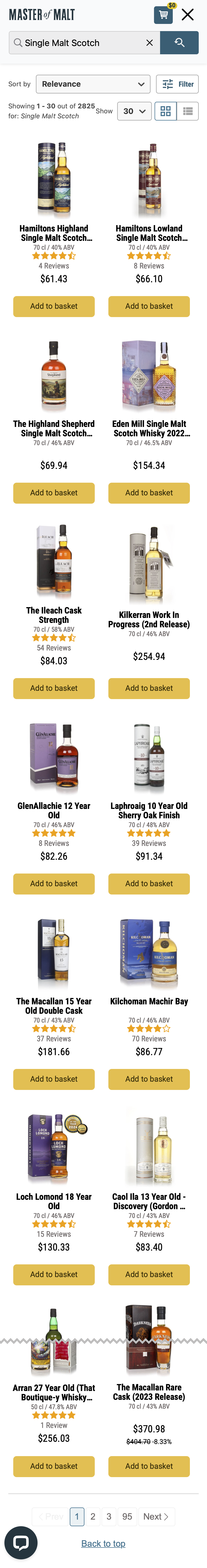 Mobile screenshot of Master Of Malt