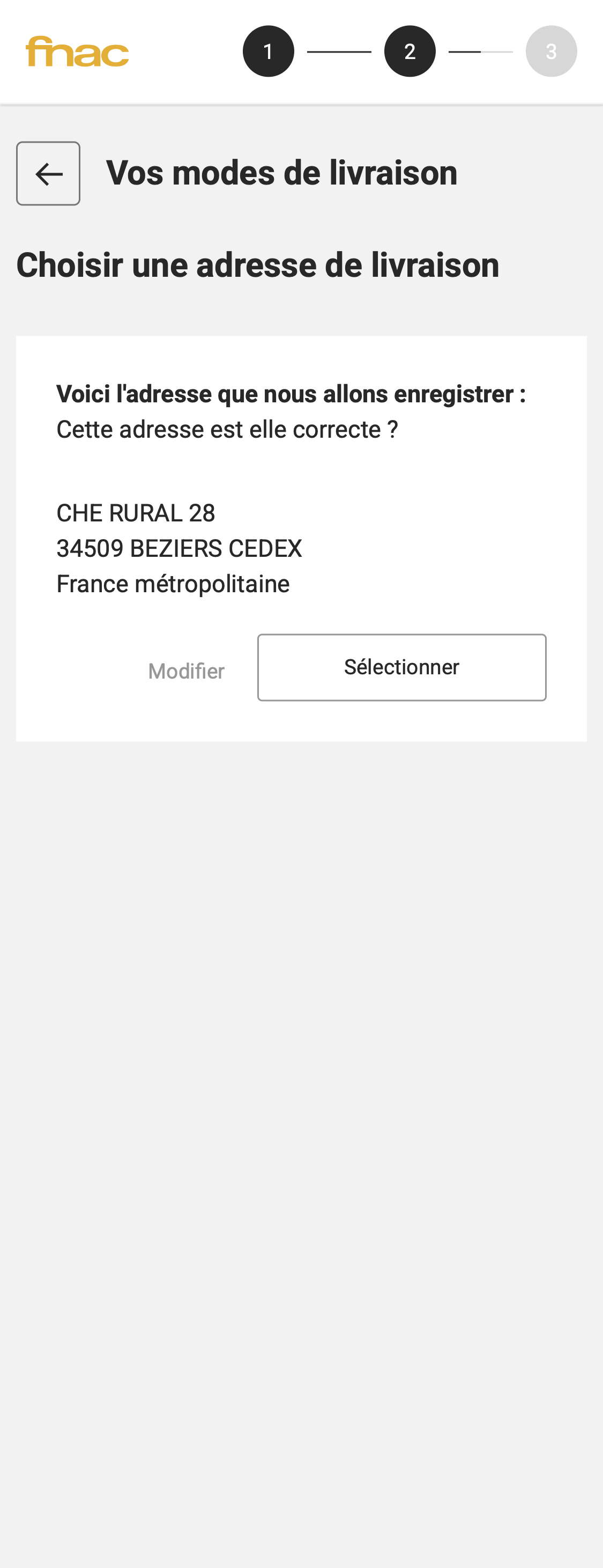 Mobile screenshot of Fnac