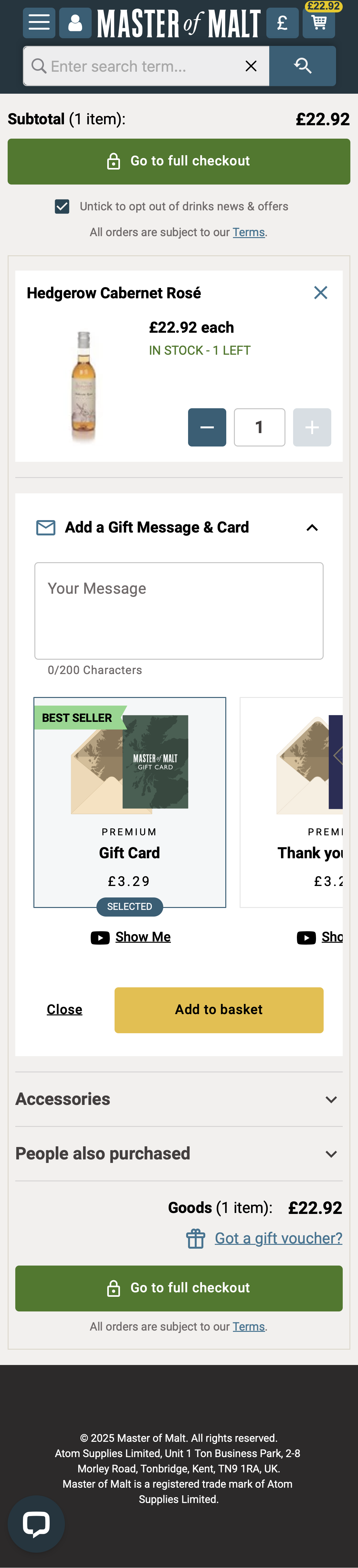 Mobile screenshot of Master Of Malt
