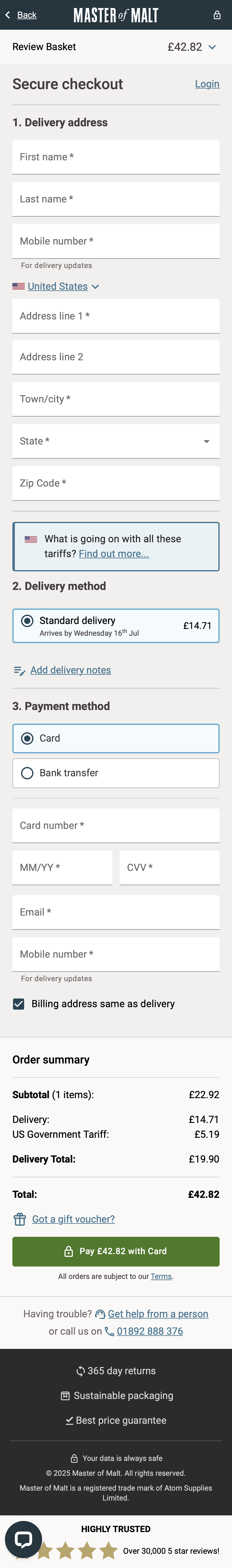 Mobile screenshot of Master Of Malt