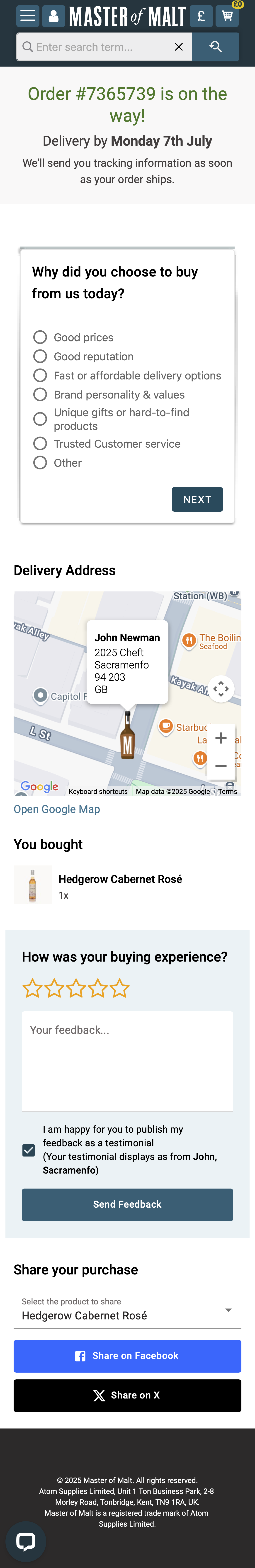 Mobile screenshot of Master Of Malt