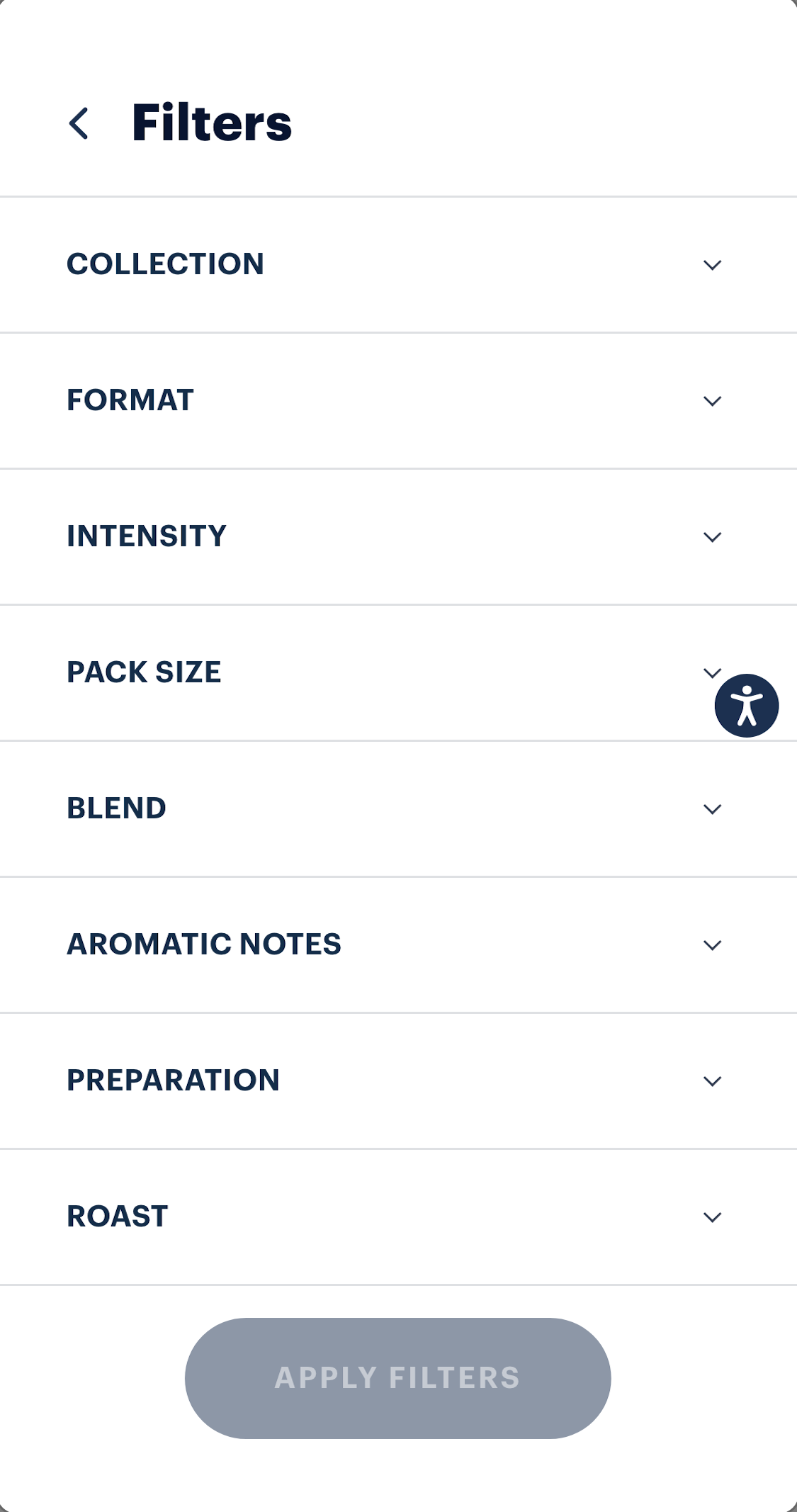 Mobile screenshot of Lavazza
