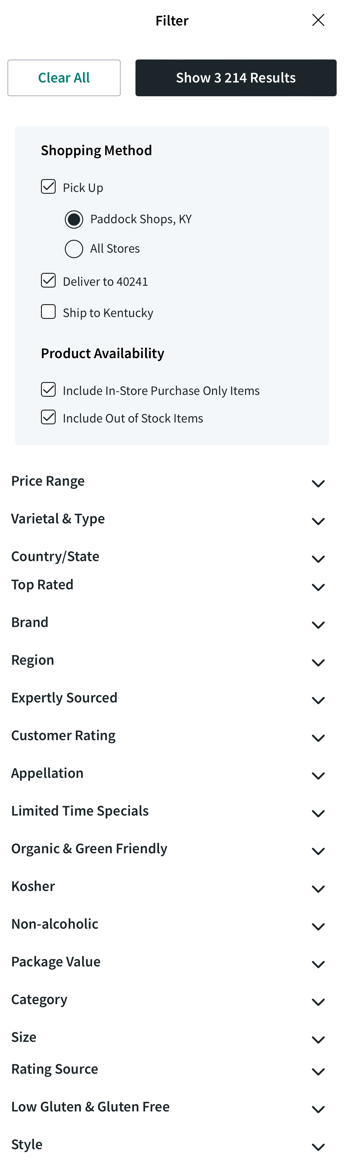Mobile screenshot of Total Wine & More