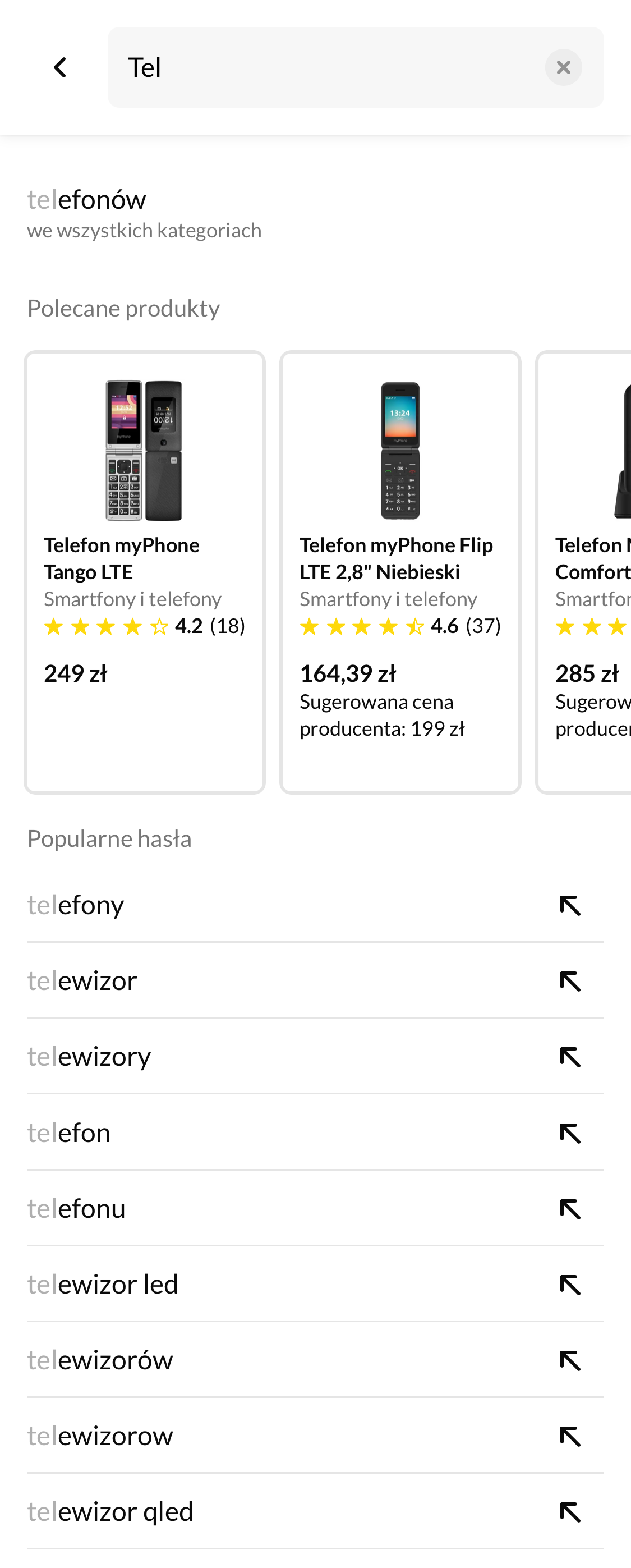 Mobile screenshot of RTV Euro AGD