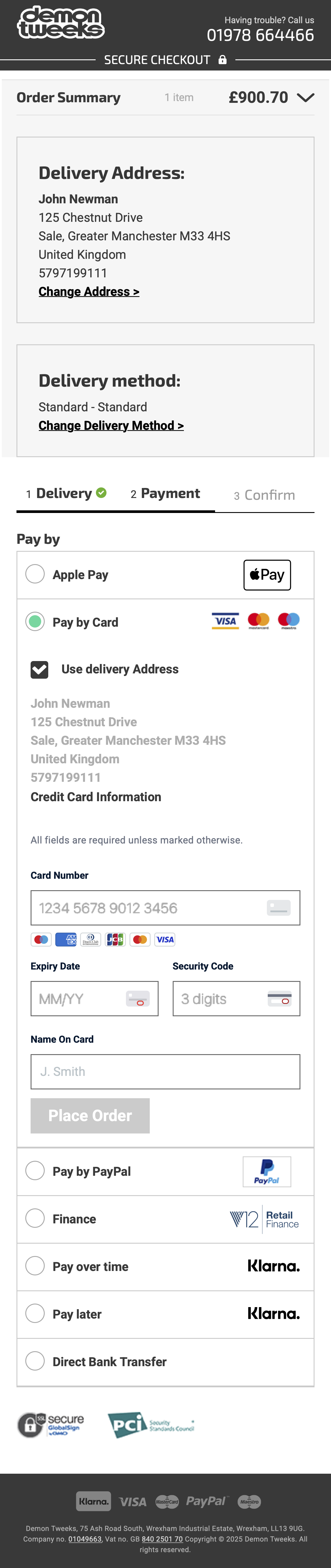 Mobile screenshot of Demon Tweeks