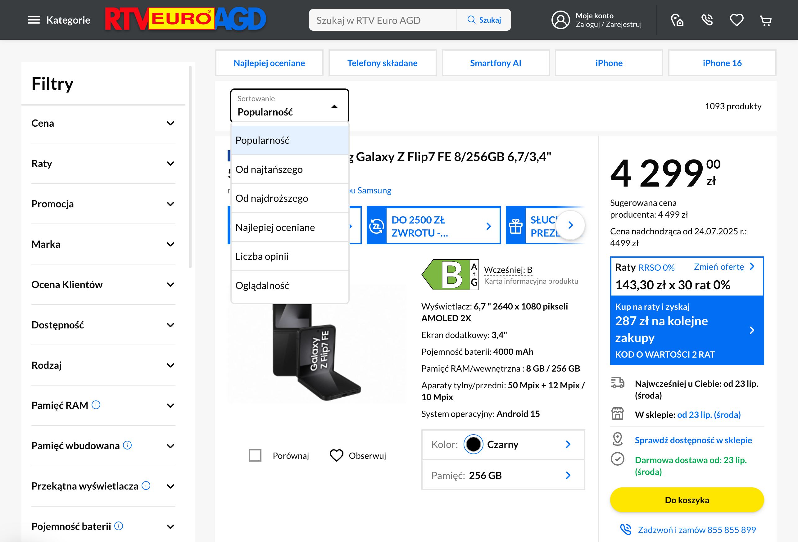 Desktop screenshot of RTV Euro AGD