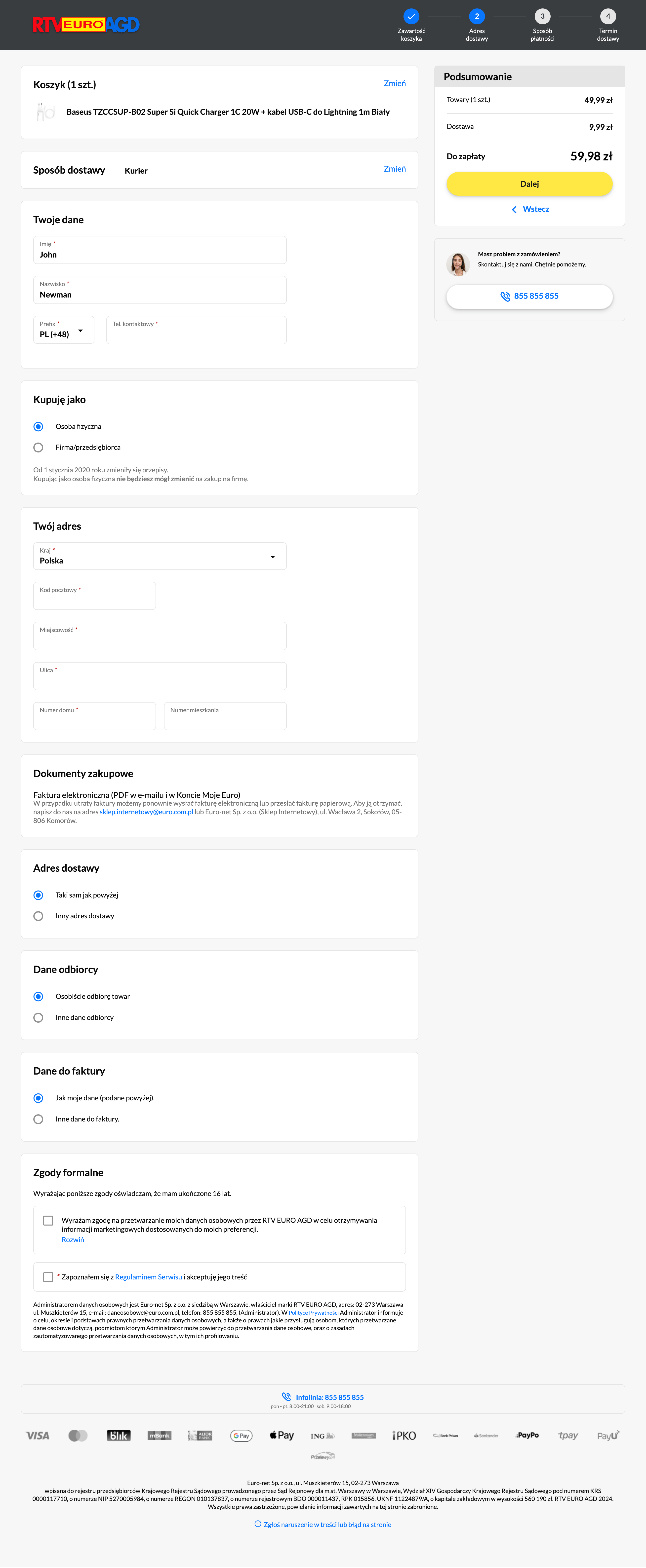 Desktop screenshot of RTV Euro AGD