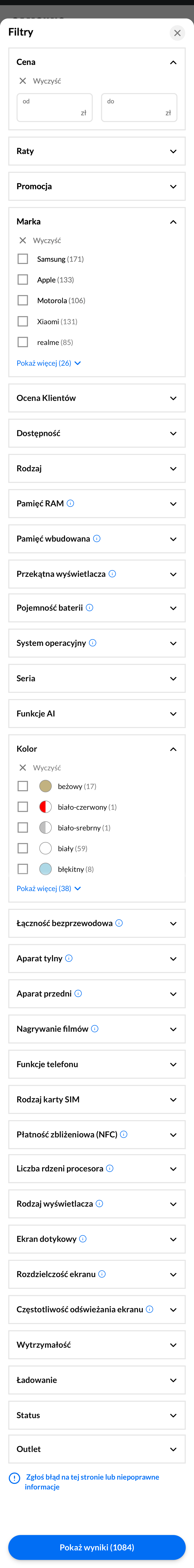 Mobile screenshot of RTV Euro AGD