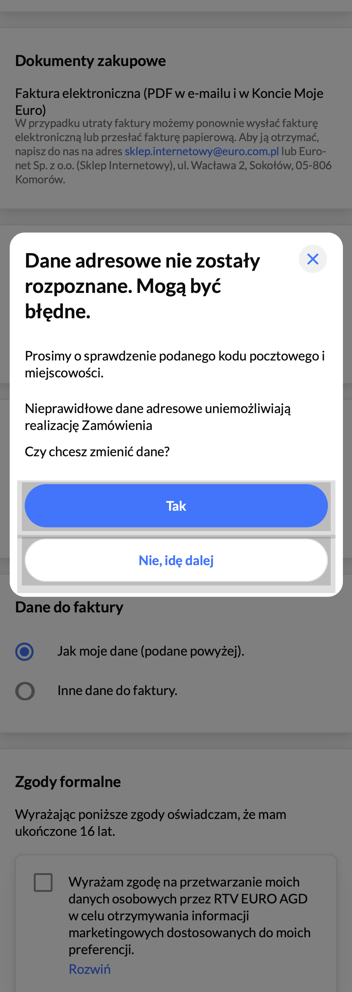 Mobile screenshot of RTV Euro AGD