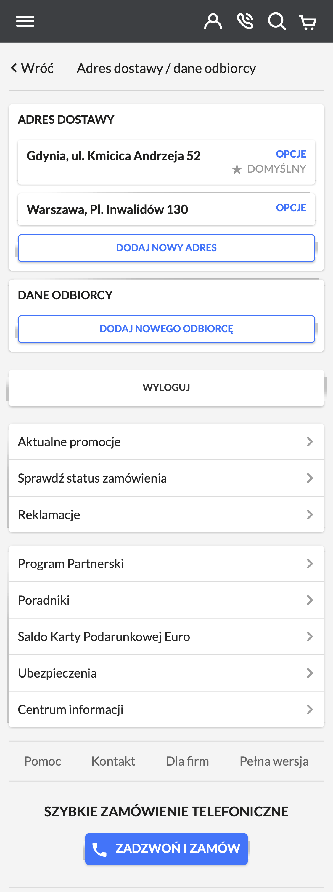 Mobile screenshot of RTV Euro AGD