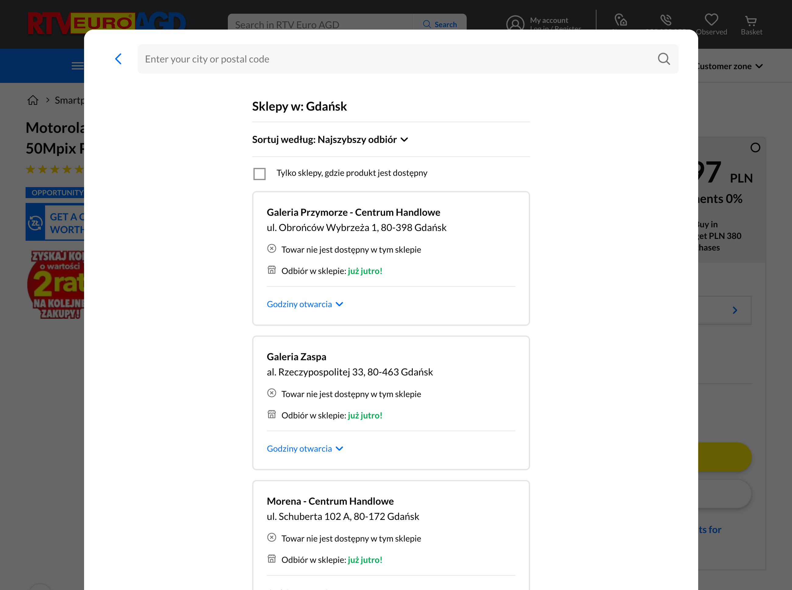 Desktop screenshot of RTV Euro AGD