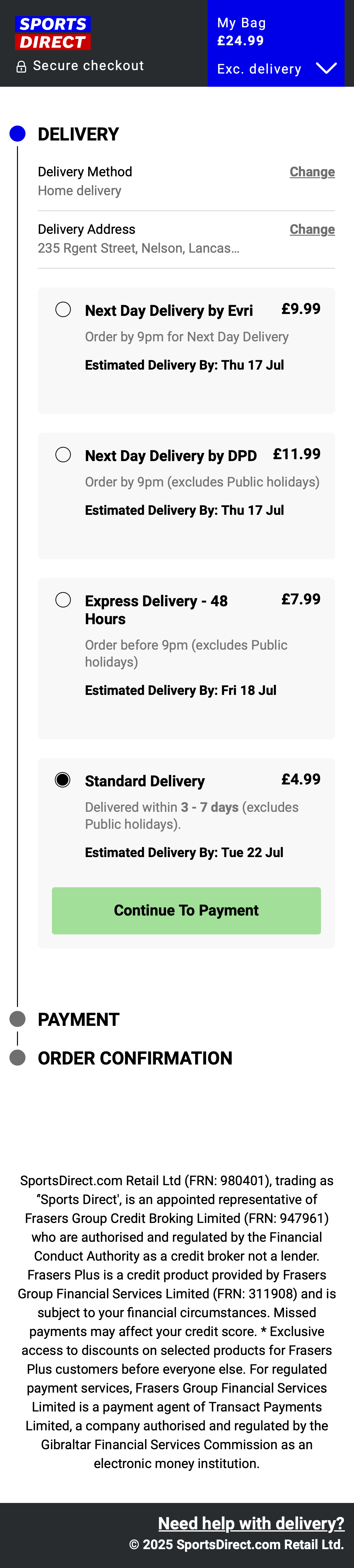 Mobile screenshot of Sports Direct