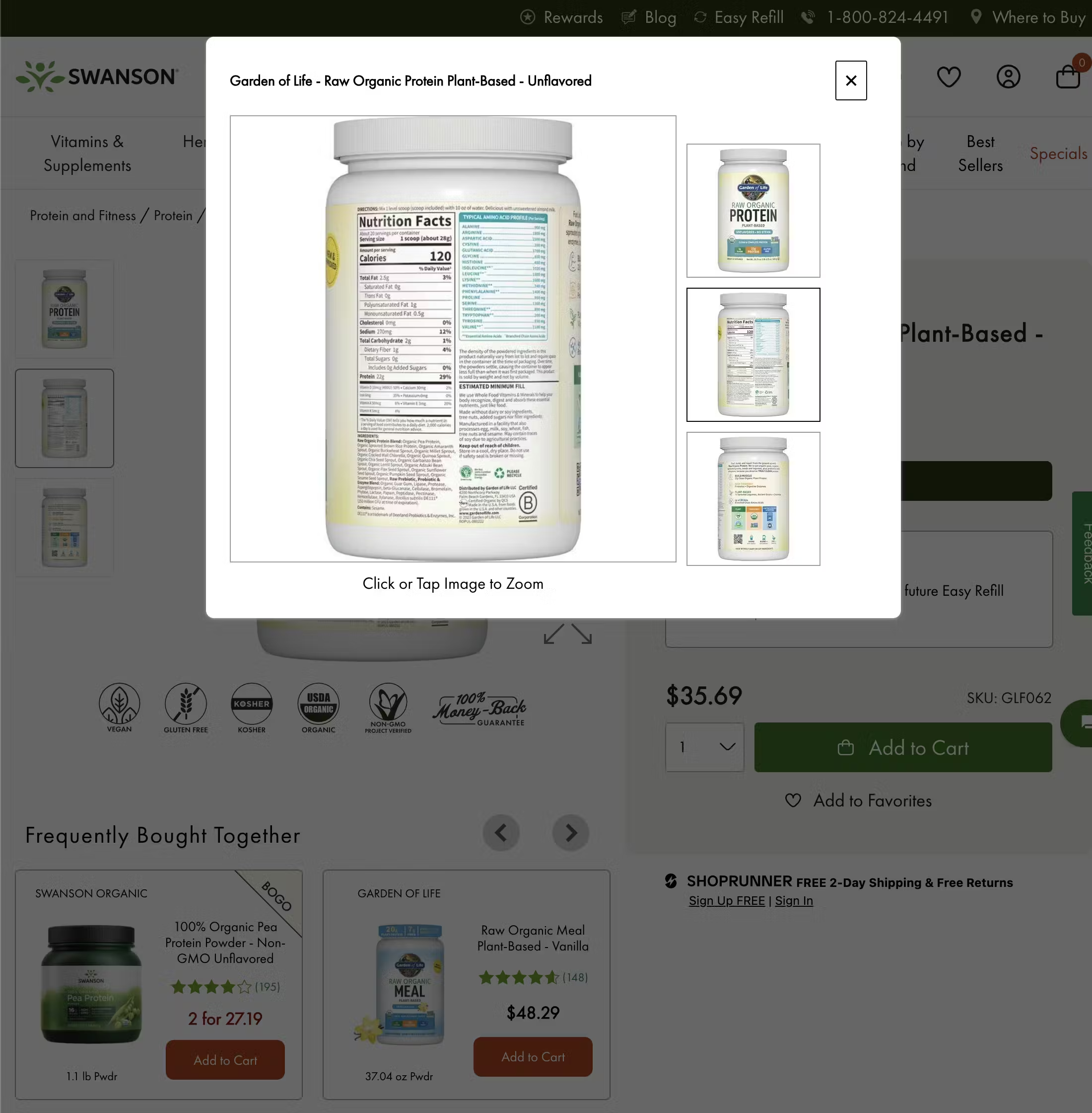 Desktop screenshot of Swanson Vitamins