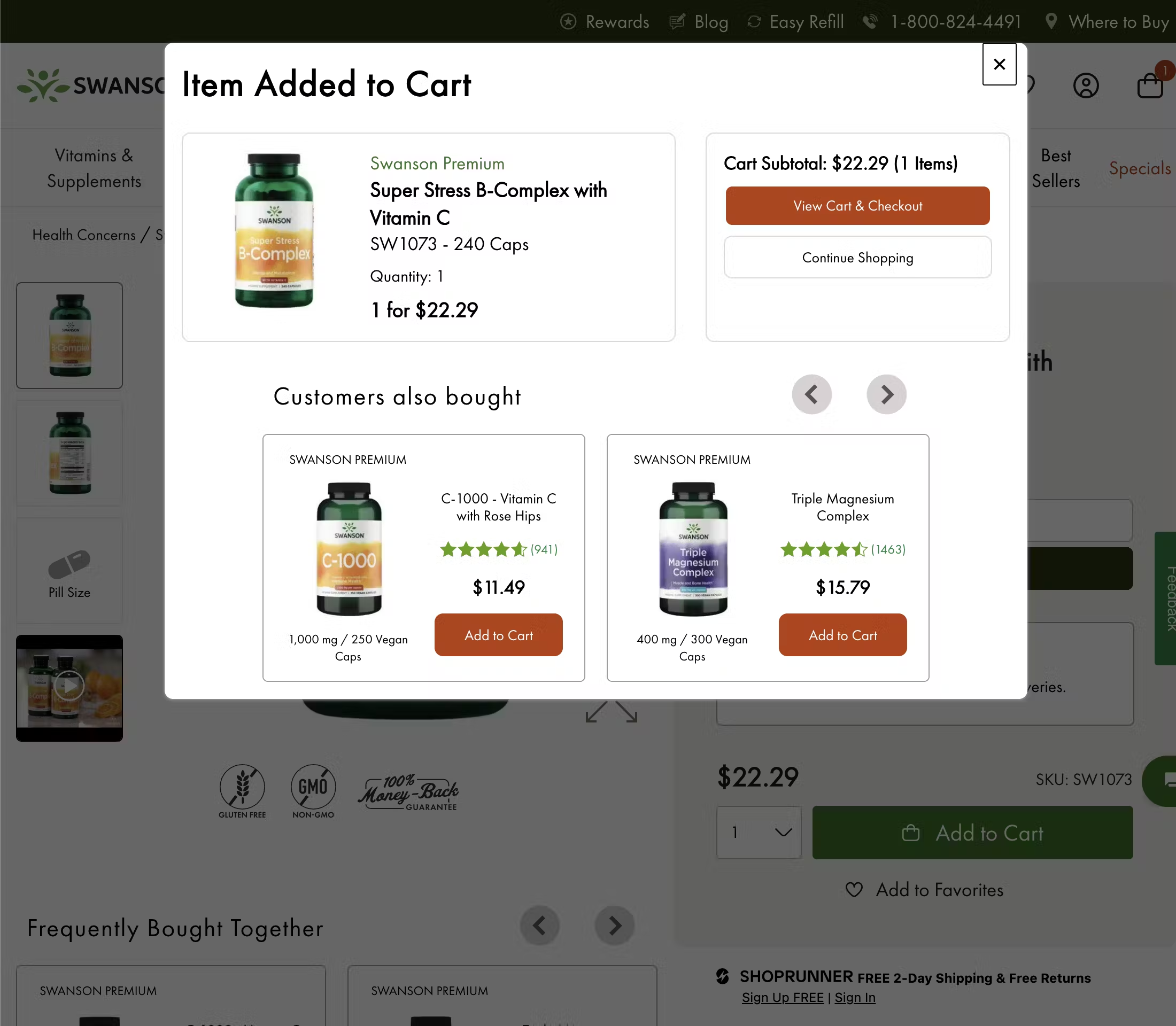 Desktop screenshot of Swanson Vitamins