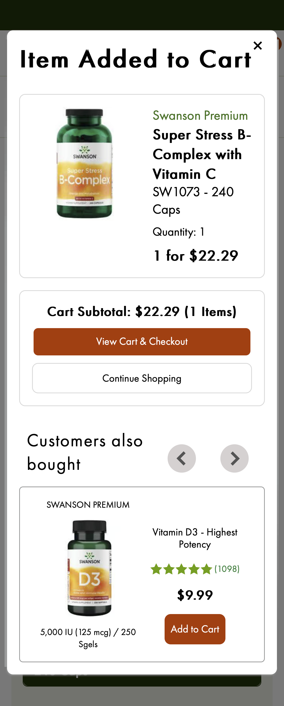 Mobile screenshot of Swanson Vitamins