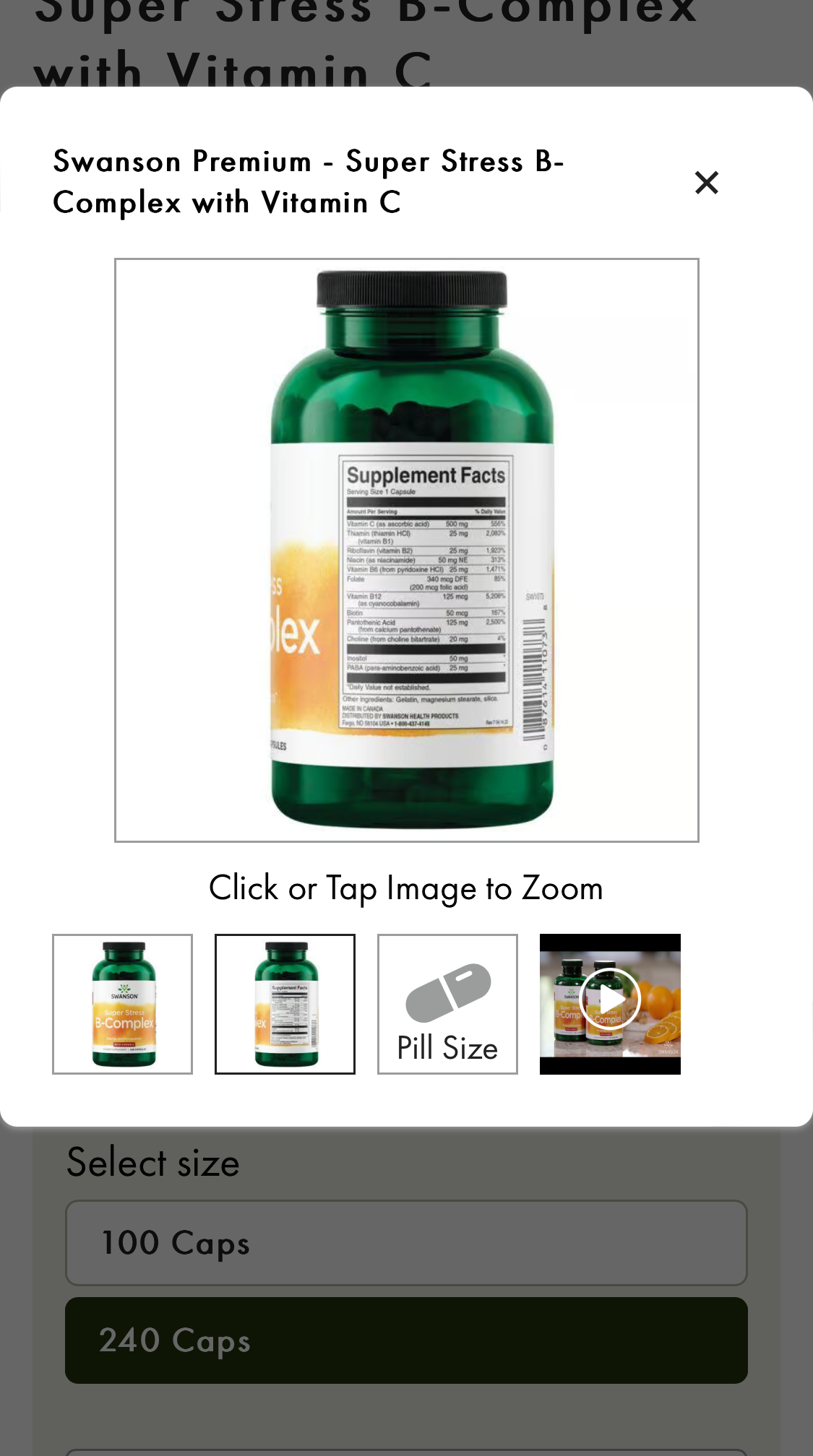 Mobile screenshot of Swanson Vitamins