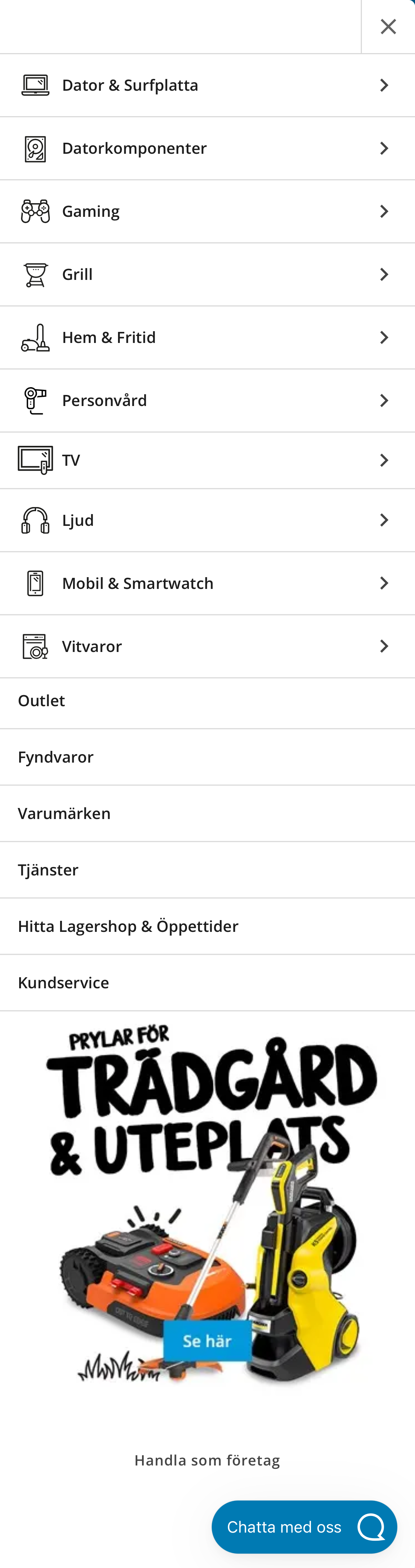 Mobile screenshot of Netonnet