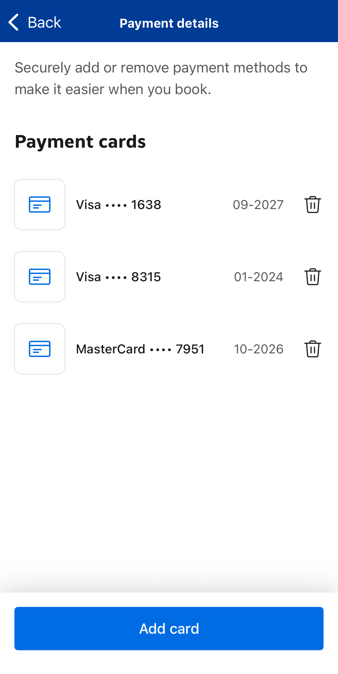 Mobile screenshot of Booking.com