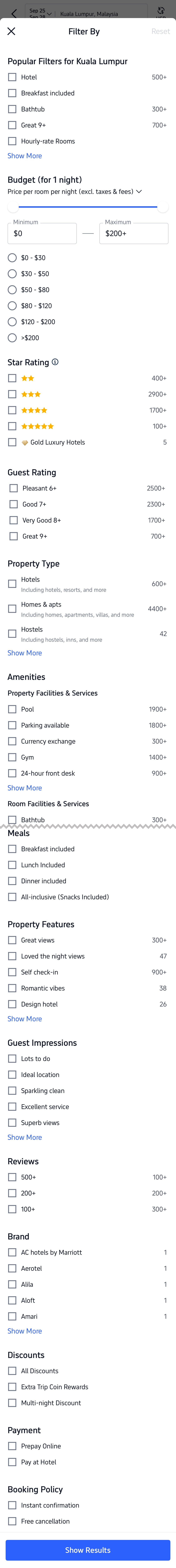 Mobile screenshot of Trip.com