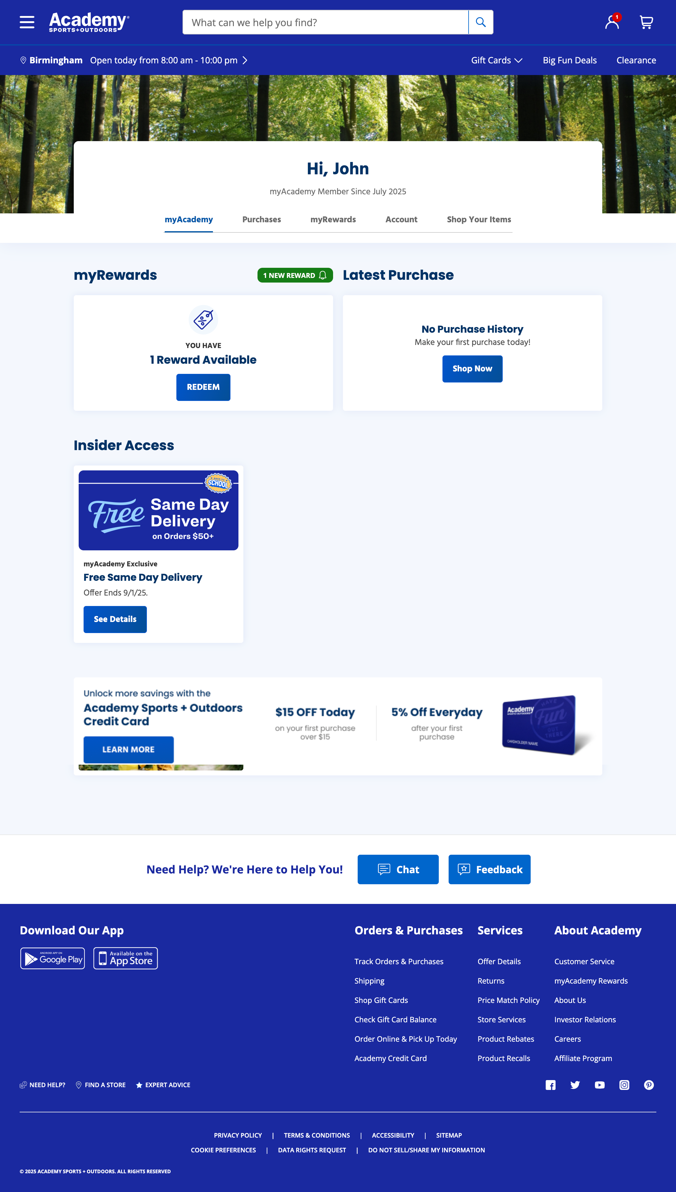 Desktop screenshot of Academy