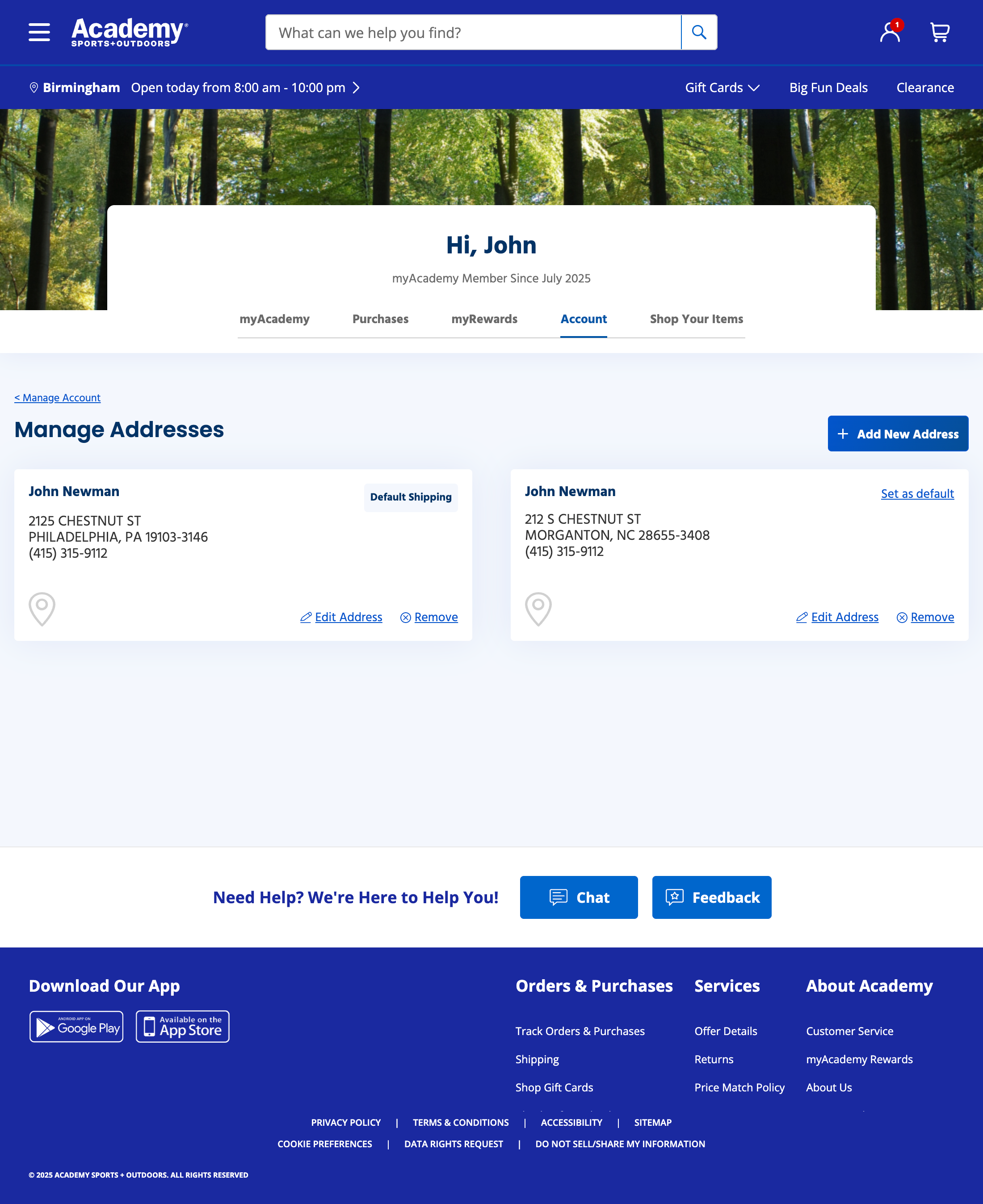 Desktop screenshot of Academy