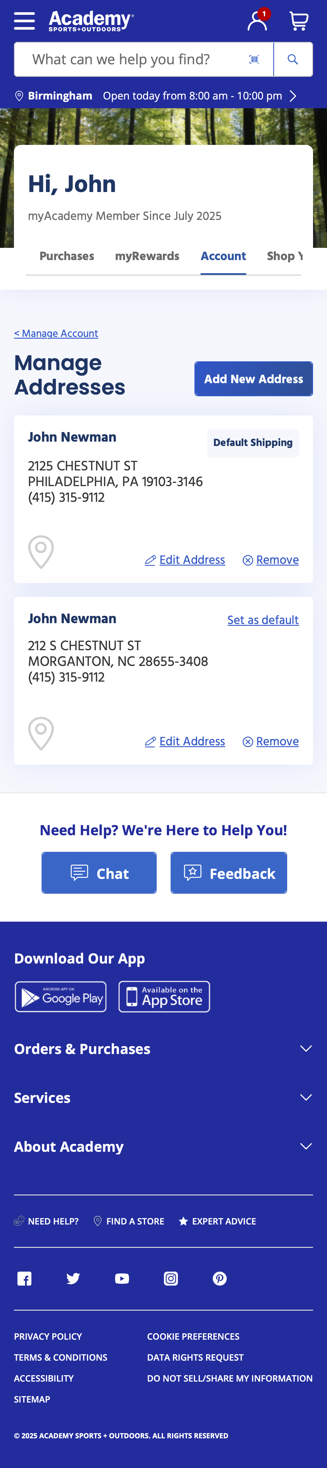 Mobile screenshot of Academy