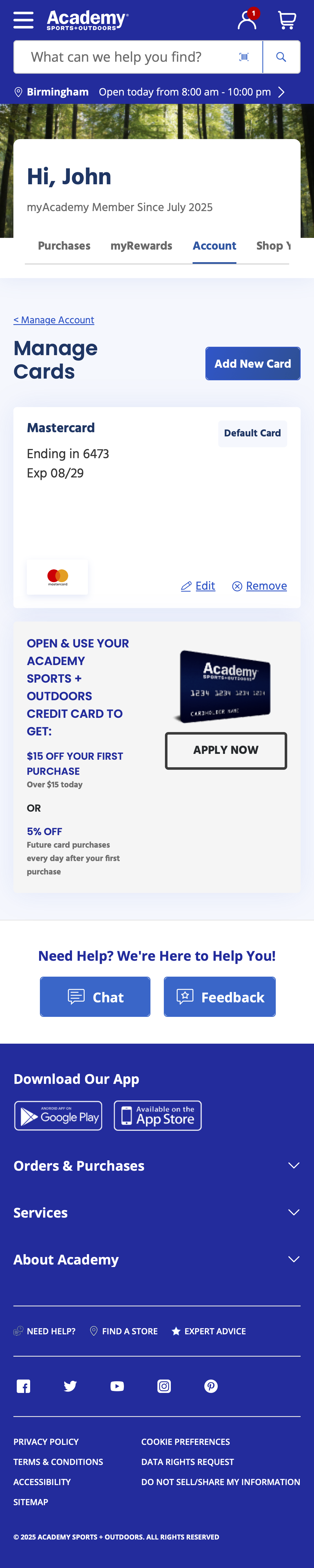 Mobile screenshot of Academy