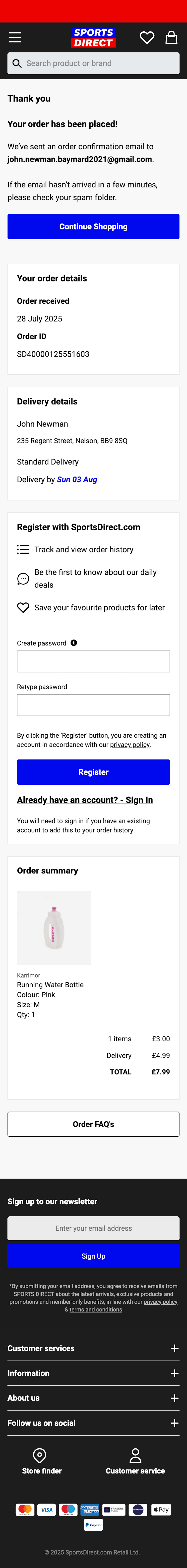 Mobile screenshot of Sports Direct