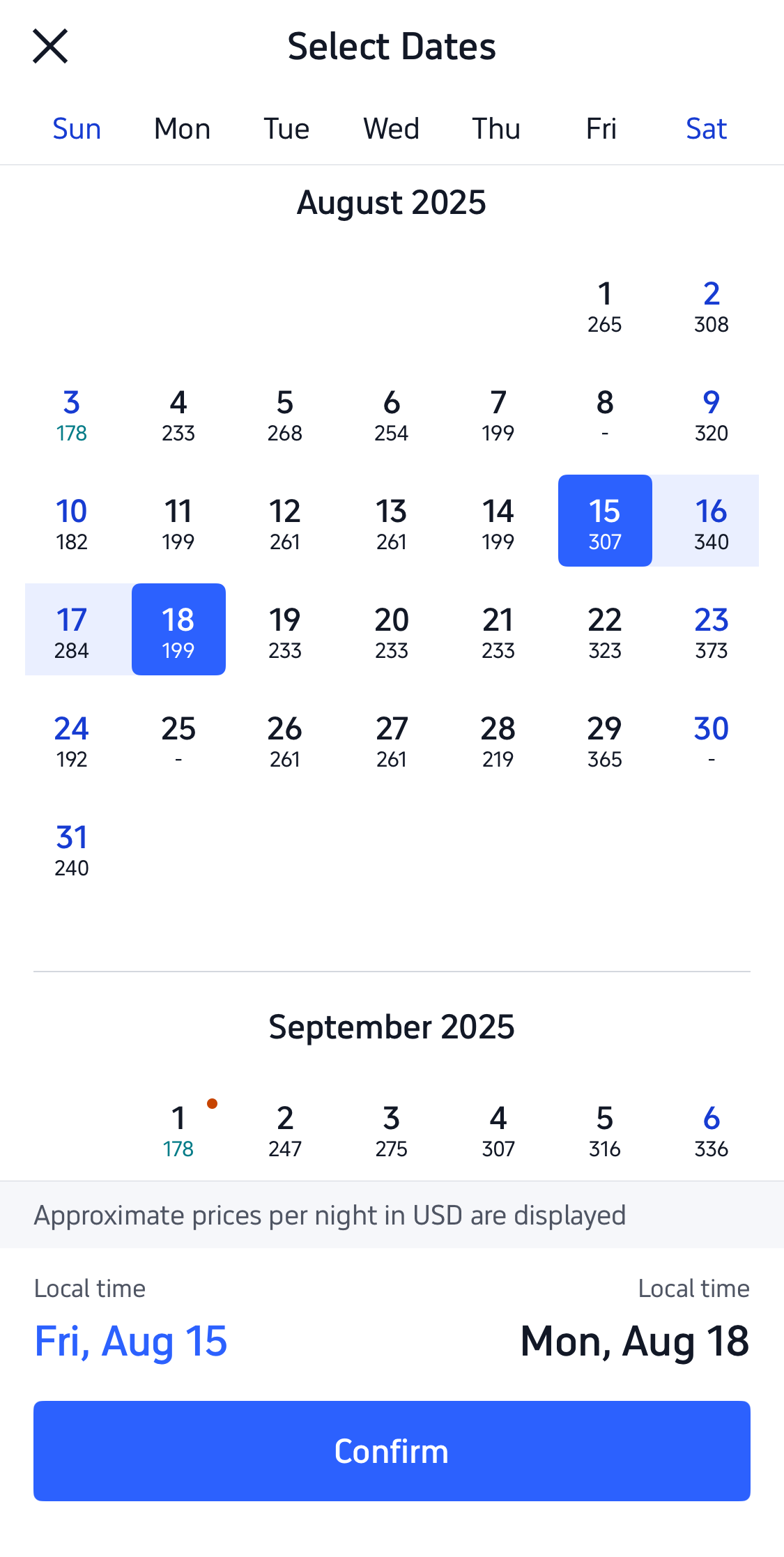 Mobile screenshot of Trip.com