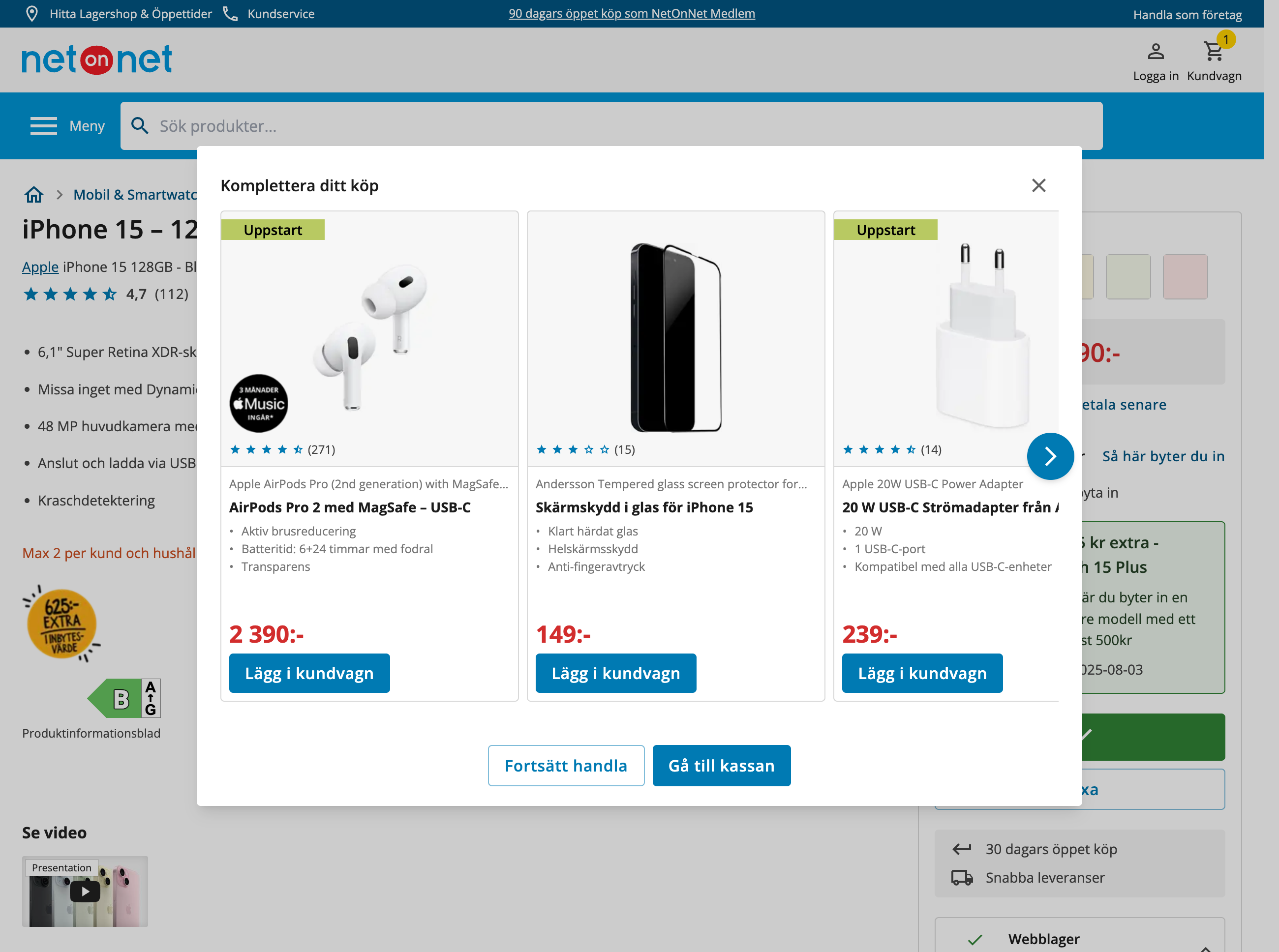Desktop screenshot of Netonnet