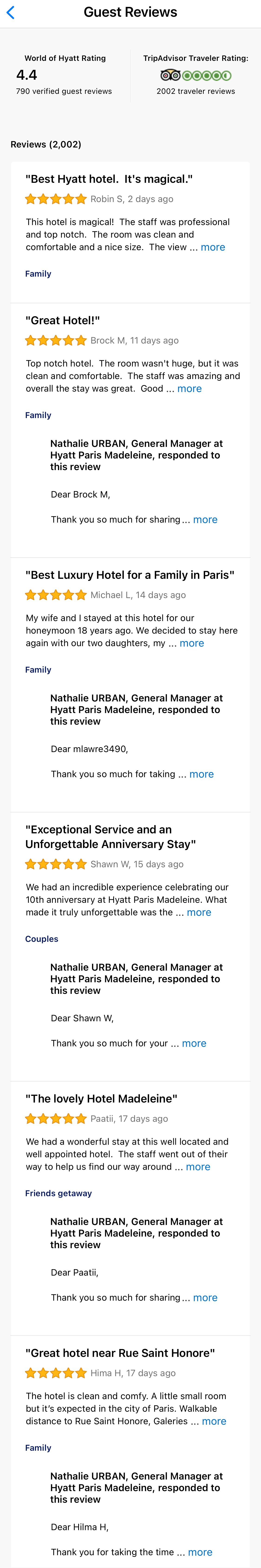 Mobile screenshot of Hyatt