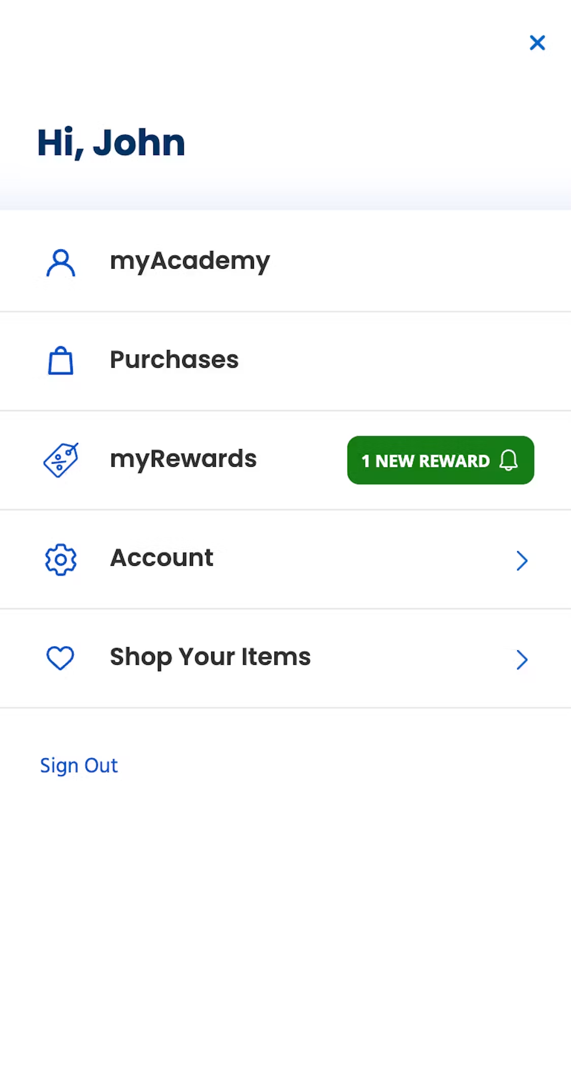 Mobile screenshot of Academy