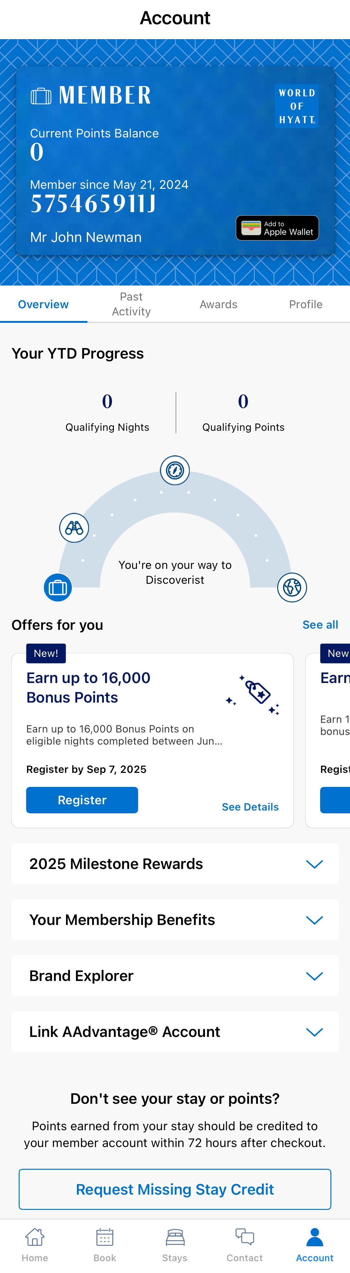 Mobile screenshot of Hyatt